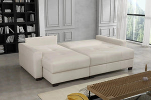 'Mocca' Kingsize Corner Storage Sofa Bed SofaBedExpert.co.uk