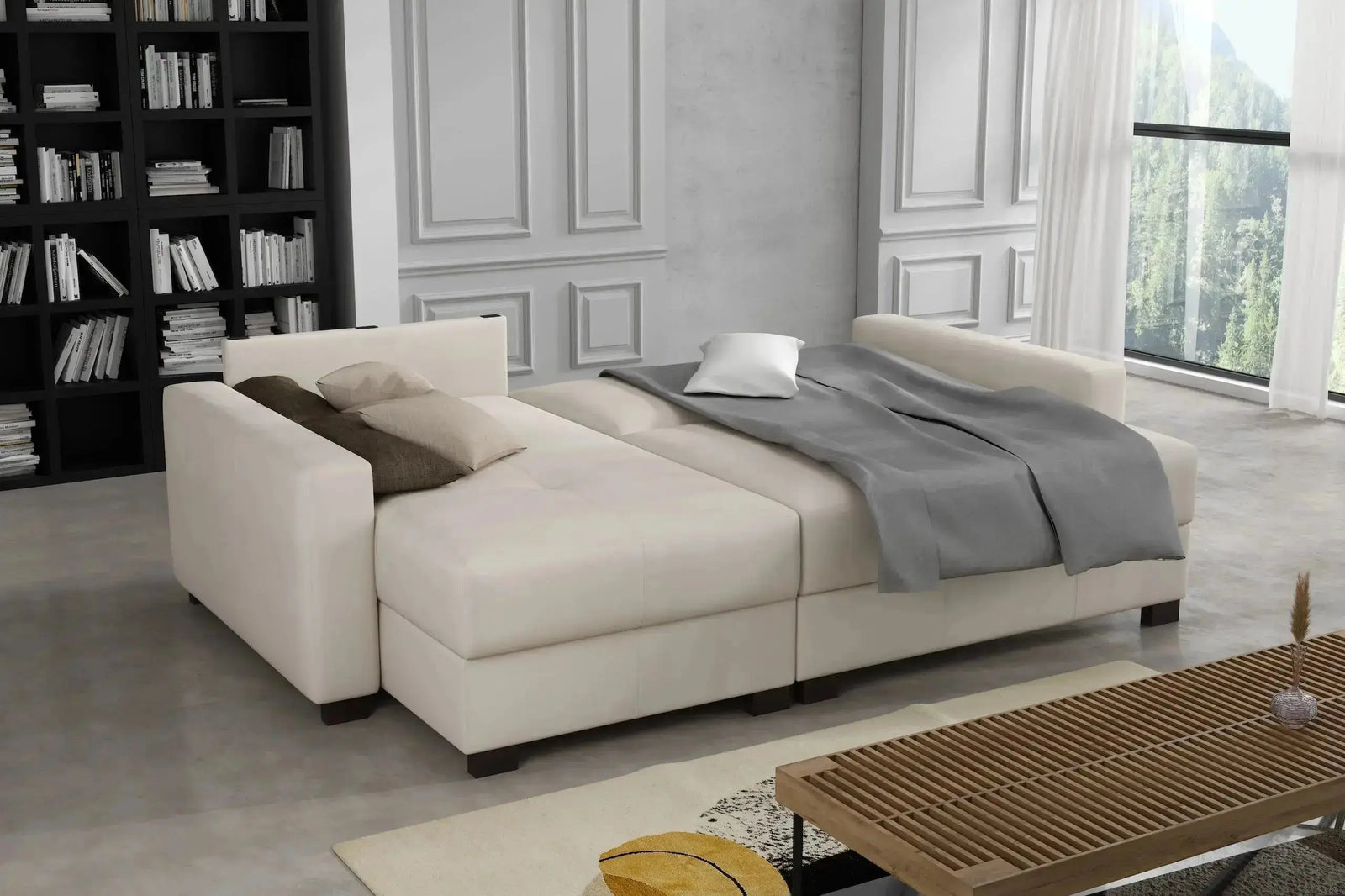 Mocca King Size Corner Sofa Bed (Copy MS2) SofaBedExpert.co.uk