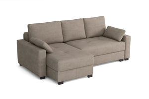 'Mocca' Kingsize Corner Storage Sofa Bed SofaBedExpert.co.uk