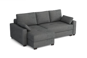 'Mocca' Kingsize Corner Storage Sofa Bed SofaBedExpert.co.uk