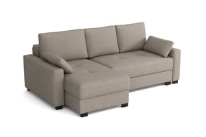'Mocca' Kingsize Corner Storage Sofa Bed SofaBedExpert.co.uk