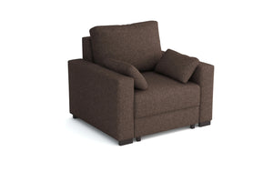 'Millbrook 1' Chair bed with storage arms SofaBedExpert.co.uk