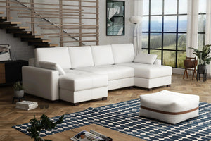 Mocca 'U Shape' Triple storage sofa bed SofaBedExpert.co.uk