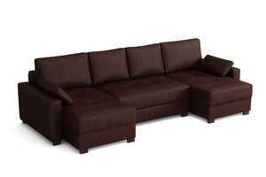 Mocca 'U Shape' Triple storage sofa bed SofaBedExpert.co.uk