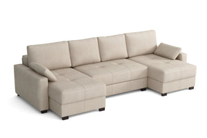 Mocca 'U Shape' Triple storage sofa bed SofaBedExpert.co.uk