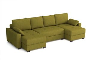 Mocca 'U Shape' Triple storage sofa bed SofaBedExpert.co.uk
