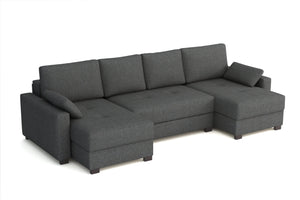 Mocca 'U Shape' Triple storage sofa bed SofaBedExpert.co.uk