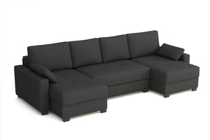 Mocca 'U Shape' Triple storage sofa bed SofaBedExpert.co.uk