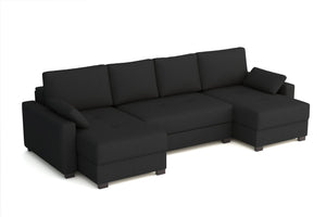 Mocca 'U Shape' Triple storage sofa bed SofaBedExpert.co.uk