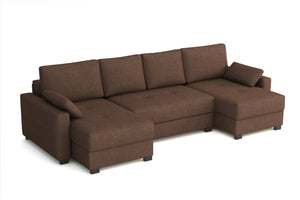 Mocca 'U Shape' Triple storage sofa bed SofaBedExpert.co.uk