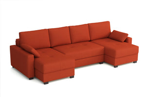 Mocca 'U Shape' Triple storage sofa bed SofaBedExpert.co.uk