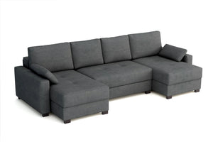 Mocca 'U Shape' Triple storage sofa bed SofaBedExpert.co.uk