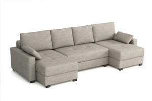 Mocca 'U Shape' Triple storage sofa bed SofaBedExpert.co.uk