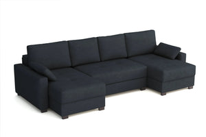 Mocca 'U Shape' Triple storage sofa bed SofaBedExpert.co.uk