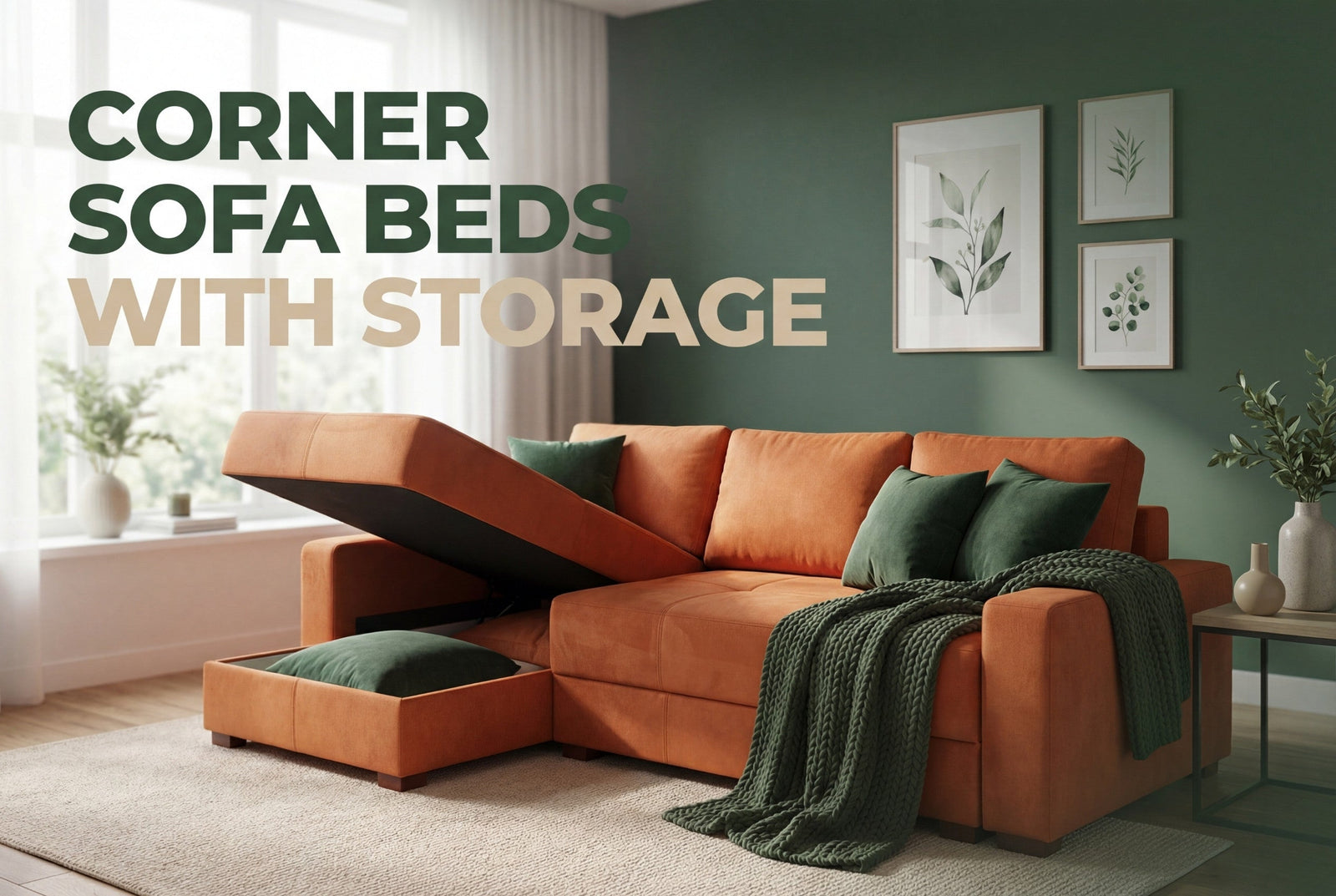 Corner Sofa Beds With Storage SofaBedExpert.co.uk