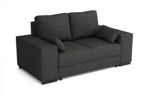 Millbrook 2 Small Double Storage Sofa Bed in Hydro Chenille Stone