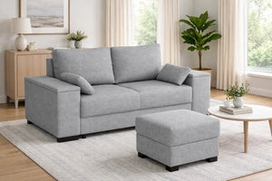 Millbrook 3 Double Storage Sofa Bed with Storage Footstool SofaBedExpert.co.uk