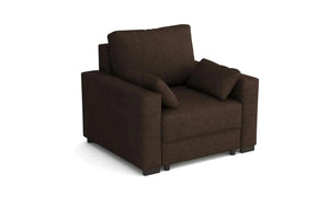 Millbrook Chair Bed in Hydro Chenille Maroon