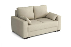 Millbrook 2 Small Double Storage Sofa Bed in Hyrdo Chenille Ivory
