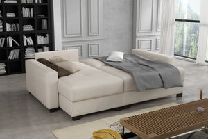 'Mocca' Kingsize Corner Storage Sofa Bed SofaBedExpert.co.uk