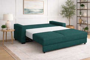 Millbrook 3 Double Sofa Bed in Marble Velvet Hydro SofaBedExpert.co.uk