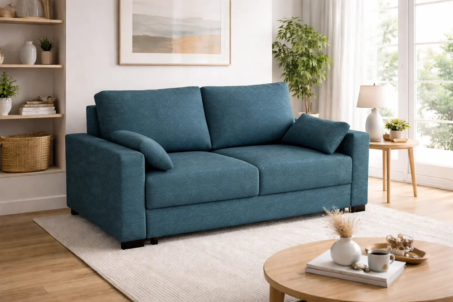 Millbrook 3 Double Sofa Bed in Marble Velvet Hydro SofaBedExpert.co.uk