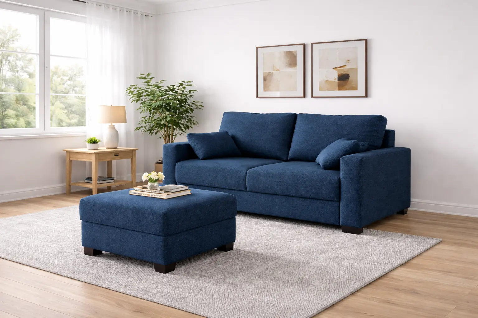 Millbrook 2 Compact Small Double Sofa Bed in Deep Dive Marble Velvet SofaBedExpert.co.uk