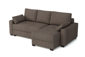 Mocca King Size Corner Sofa Bed
