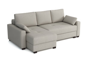 Mocca King Size Corner Sofa Bed