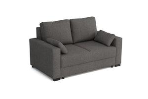 Millbrook 2 Compact Small Double Sofa Bed in Hydro Weave Tweed Granite