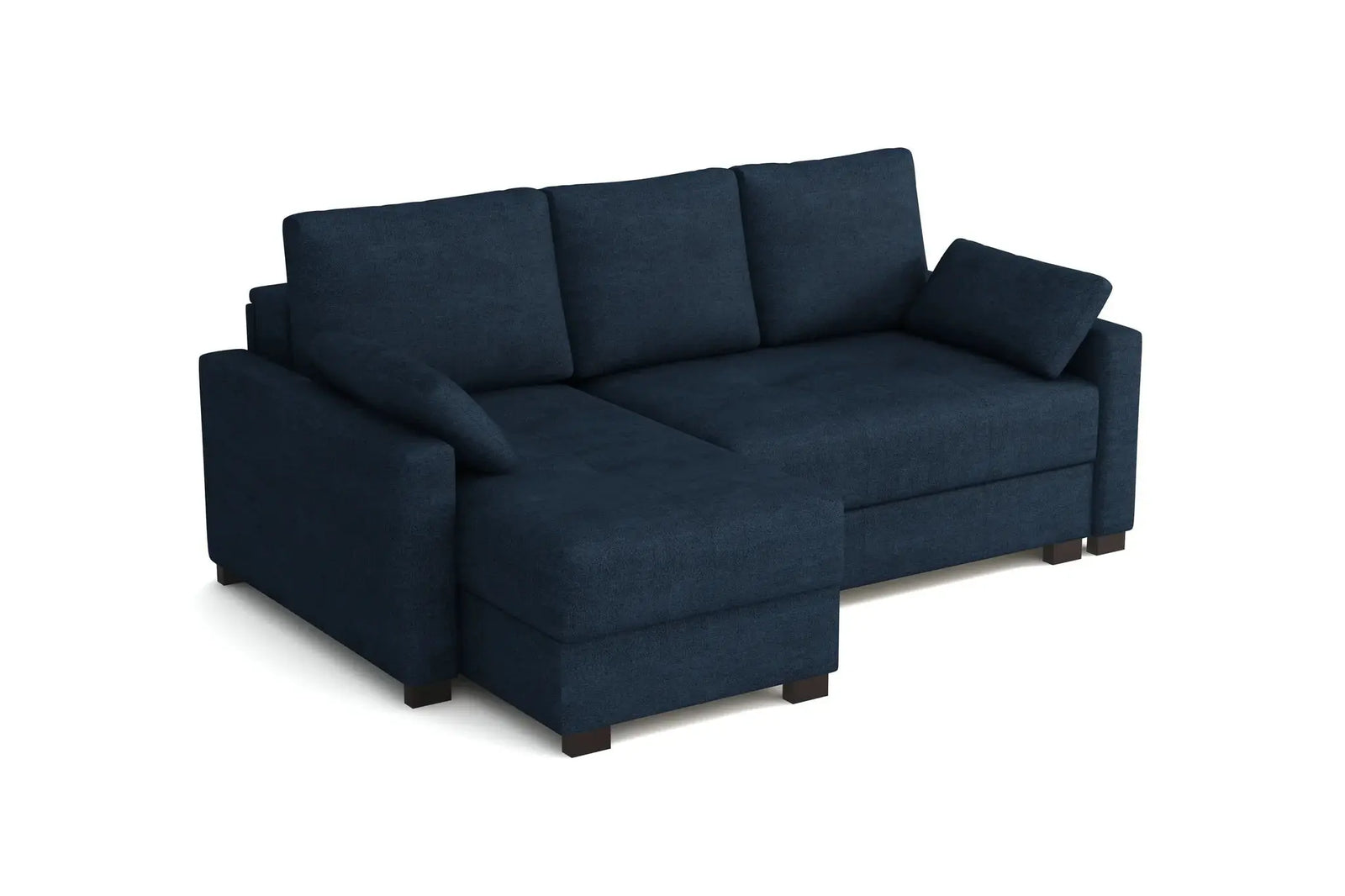 Mocca Mini Corner Sofa Bed in Marble Velvet Deep Dive