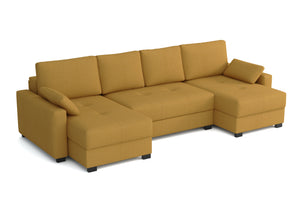 Mocca U-Shaped Sofa Bed SofaBedExpert.co.uk