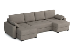 Mocca U-Shaped Sofa Bed SofaBedExpert.co.uk