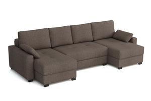 Mocca U-Shaped Sofa Bed SofaBedExpert.co.uk