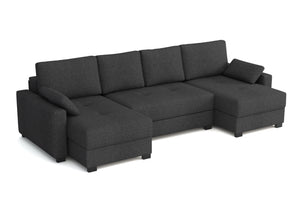 Mocca U-Shaped Sofa Bed SofaBedExpert.co.uk