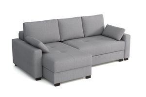 Mocca King Size Corner Sofa Bed