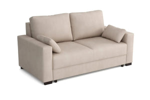 Millbrook King Size Sofa Bed in Hydro Suede Pure Sand