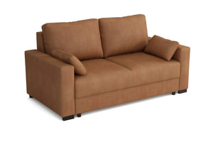 Millbrook King Size Sofa Bed in Hyrdo Suede Walnut Shell