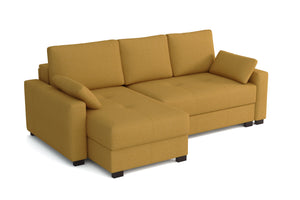 Mocca King Size Corner Sofa Bed