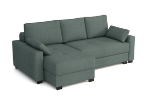 Mocca King Size Corner Sofa Bed