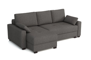 Mocca King Size Corner Sofa Bed