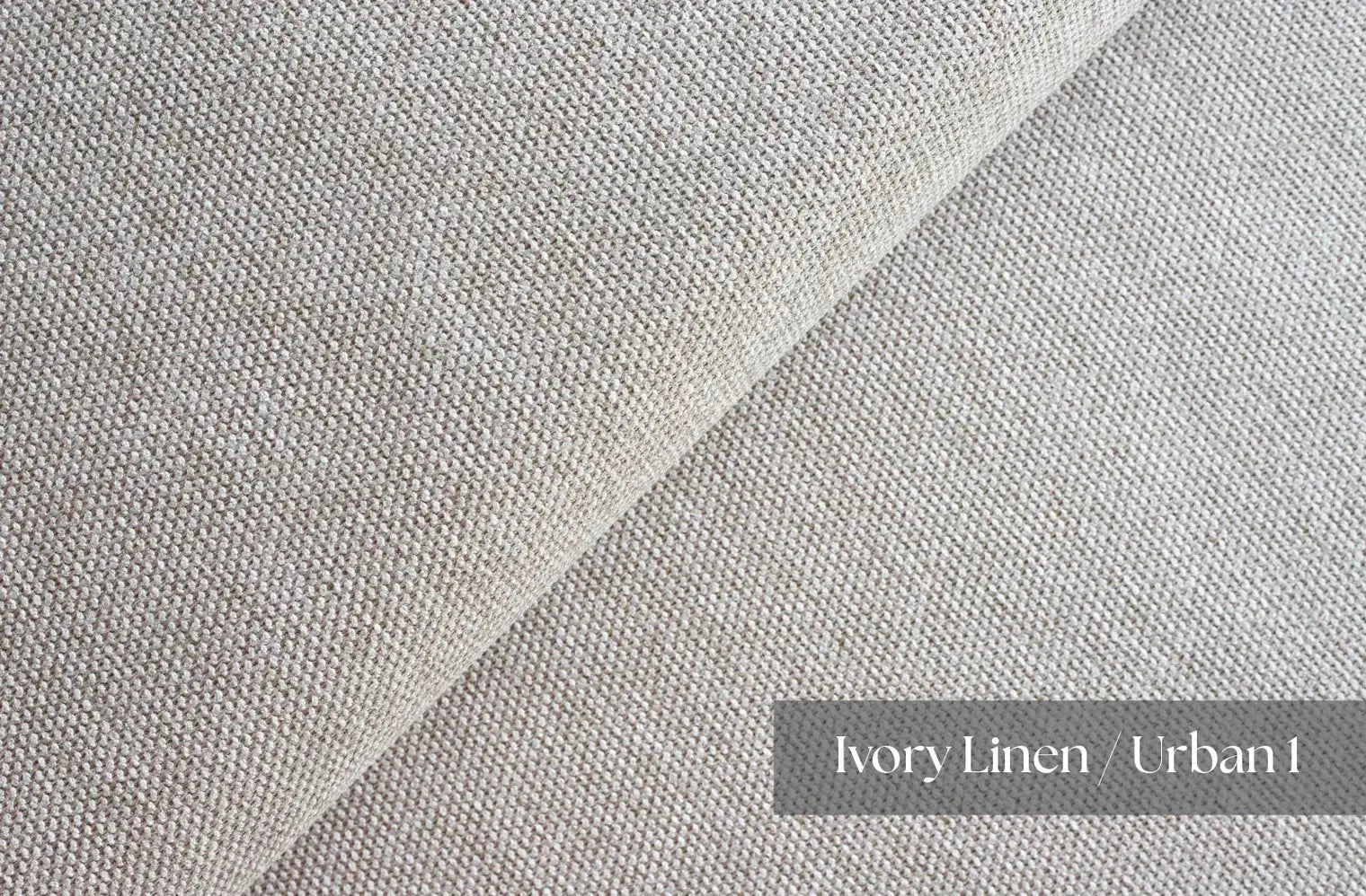 Oslo King Size Sofa Bed in Hydro Weave Ivory Lenin