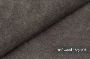 Mocca King Size Corner Sofa Bed in Marble Velvet Driftwood SofaBedExpert.co.uk