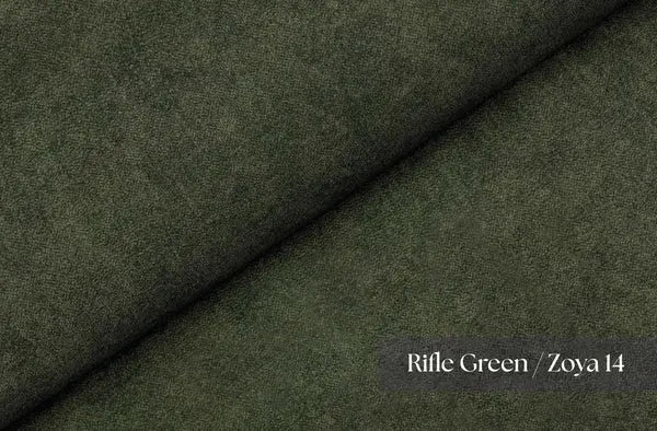 Millbrook 2 Compact Small Double Sofa Bed in Marble Velvet Rifle Green