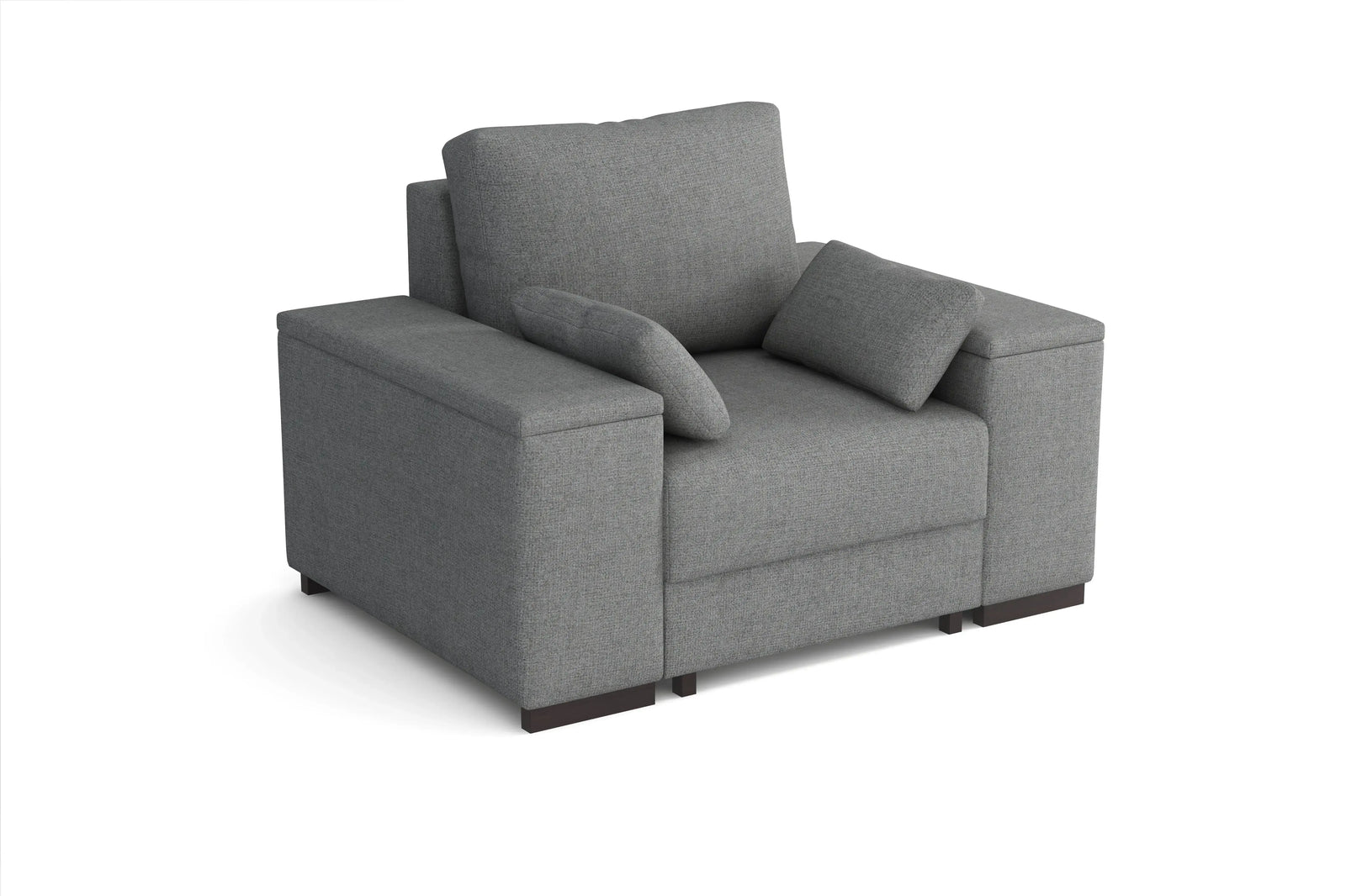 'Millbrook 1' Chair bed with storage arms SofaBedExpert.co.uk