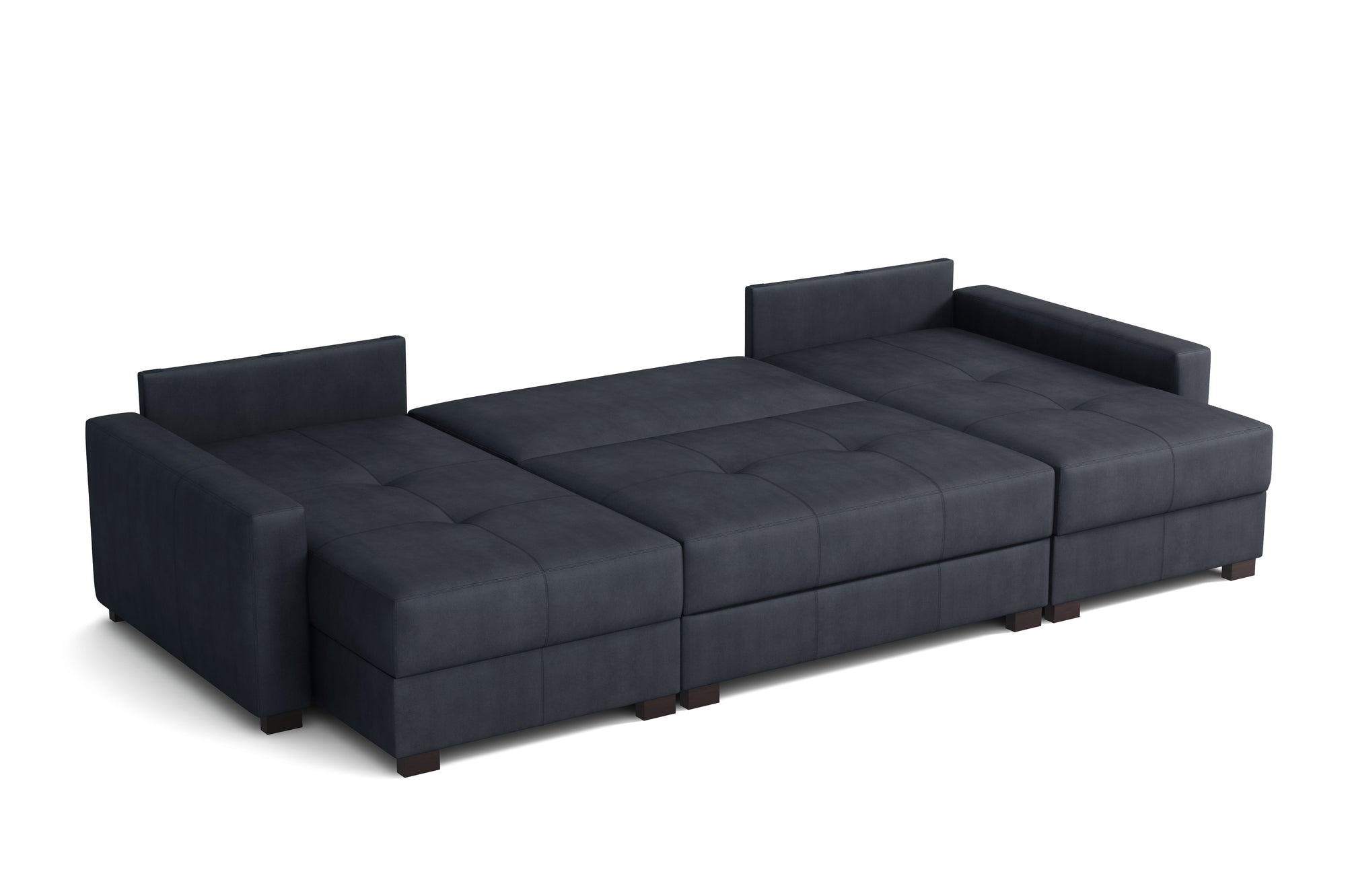 Mocca 'U Shape' Triple storage sofa bed
